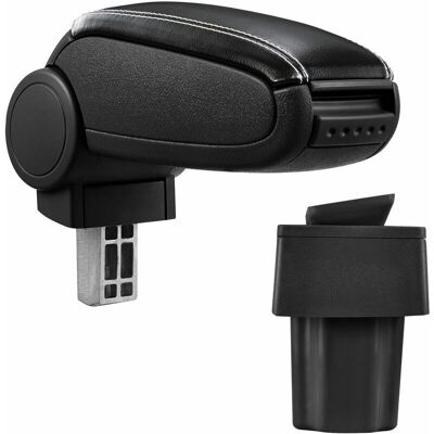 Pro.tec Opel Astra G Mittelarmlehne - Schwarz & Weiß Nähte - Autozubehör Pro.tec Opel Astra G Mittelarmlehne - Schwarz & Weiß Nähte - Autozubehör
