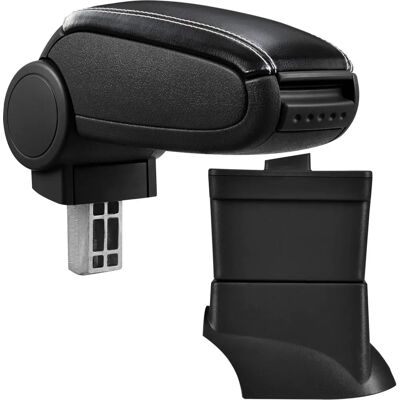 Pro.tec Mittelarmlehne für Fiat 500 2007+ - Kunstleder - Schwarz & Weiß Pro.tec Mittelarmlehne für Fiat 500 2007+ - Kunstleder - Schwarz & Weiß