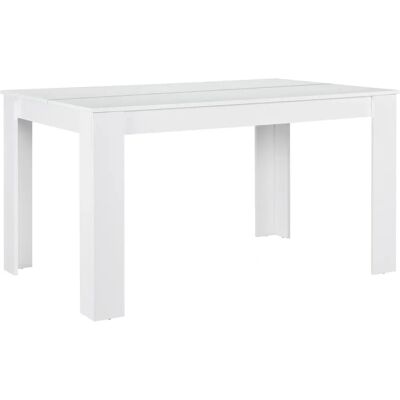 Tavolo Rettangolare Bianco EN.CASA - 140 x 90cm - Per 6 Persone - Design Moderno Tavolo Rettangolare Bianco EN.CASA - 140 x 90cm - Per 6 Persone - Design Moderno