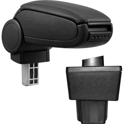 Pro.tec - Škoda Yeti 1 2009+ - Polsterleder - schwarz - Reposabrazos zentral Pro.tec - Škoda Yeti 1 2009+ - Polsterleder - schwarz - Reposabrazos zentral