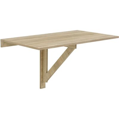 en.casa - Wandmontierter klapptisch - Bucheffekt en.casa - Wandmontierter klapptisch - Bucheffekt