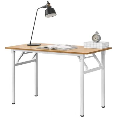 neu.haus 120x60 cm Höhenverstellbarer Klapptisch - Buchenoptik neu.haus 120x60 cm Höhenverstellbarer Klapptisch - Buchenoptik