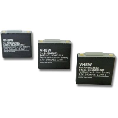 vhbw Batteria per cuffie wireless Jabra GN Netcom - 3x 340mAh Li-Polymer vhbw Batteria per cuffie wireless Jabra GN Netcom - 3x 340mAh Li-Polymer