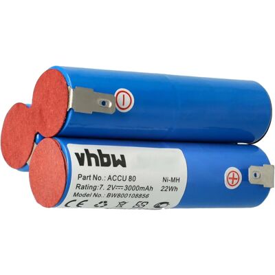 batteria vhbw Wolf BS80 - 3000mAh NiMH - senza colore/interna batteria vhbw Wolf BS80 - 3000mAh NiMH - senza colore/interna