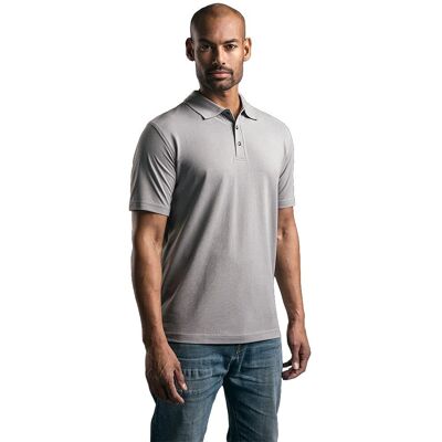 Promodoro Polo pour Hommes Gris Clair - Polo shirt - Publicité Promodoro Polo pour Hommes Gris Clair - Polo shirt - Publicité