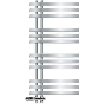 LuxeBath Scaldasalviette - Design Moderno, Connessione Centrale, Finitura Cromo LuxeBath Scaldasalviette - Design Moderno, Connessione Centrale, Finitura Cromo