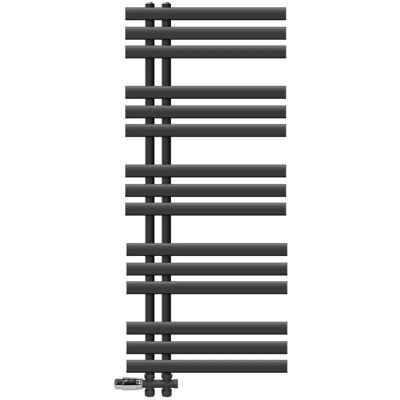 Luxebath Radiatore da bagno Iron em 500x1200 mm Antracite - Riscaldamento Centrale Luxebath Radiatore da bagno Iron em 500x1200 mm Antracite - Riscaldamento Centrale