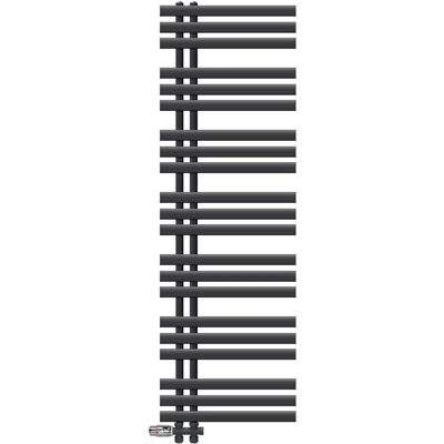 LUXEBATH Radiatore Iron em - 500x1600mm - Antracite - Connessione centrale LUXEBATH Radiatore Iron em - 500x1600mm - Antracite - Connessione centrale