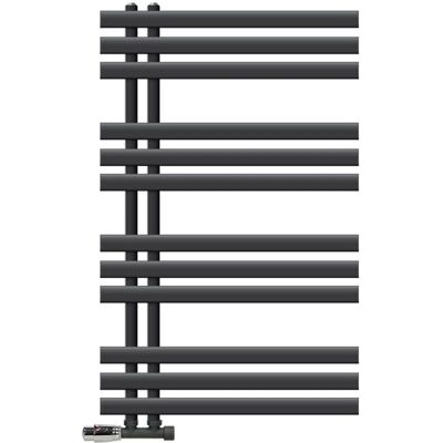 Radiatore Centrale Luxebath 600x1000mm - Antracite - Design Elegante Radiatore Centrale Luxebath 600x1000mm - Antracite - Design Elegante