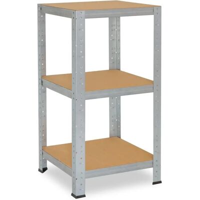 Shelfplaza - Étagère en acier 90x40x40 cm - Galvanisée - 3 étagères - 175kg - Publicité Shelfplaza - Étagère en acier 90x40x40 cm - Galvanisée - 3 étagères - 175kg - Publicité