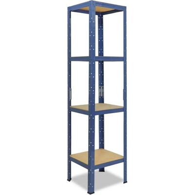 Shelfplaza Schwerlast-Regal 180x45x45cm - Blau - 4 Böden Shelfplaza Schwerlast-Regal 180x45x45cm - Blau - 4 Böden