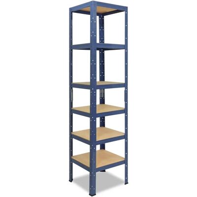 SHELFPLAZA Schweres Metallregal 200x45x45cm Blau - Regale für Garage SHELFPLAZA Schweres Metallregal 200x45x45cm Blau - Regale für Garage
