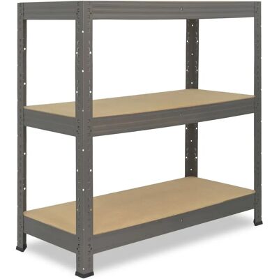 SHELFPLAZA - PRO 90x120x30 cm - Grau - Storage Shelf SHELFPLAZA - PRO 90x120x30 cm - Grau - Storage Shelf