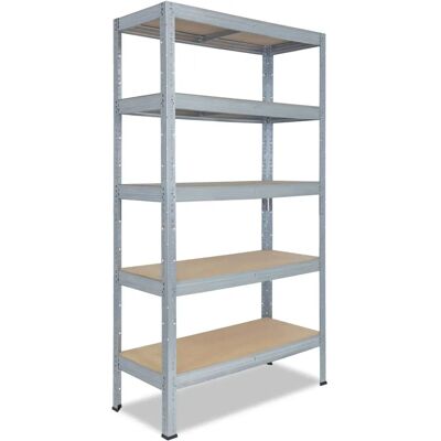 Shelfplaza Pro 230x50x45 cm Verzinktes Schwerlast-Regal - 5 Böden Shelfplaza Pro 230x50x45 cm Verzinktes Schwerlast-Regal - 5 Böden