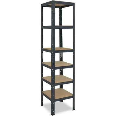 Shelfplaza Schwerlast Metallregal 200x30x30cm - 6 Böden Shelfplaza Schwerlast Metallregal 200x30x30cm - 6 Böden