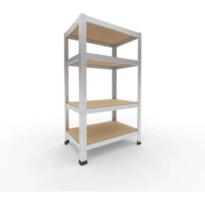 SHELFPLAZA - HOME 100x60x40 cm - Galvanisé - 4 niveaux - Étagère de rangement - Publicité SHELFPLAZA - HOME 100x60x40 cm - Galvanisé - 4 niveaux - Étagère de rangement - Publicité