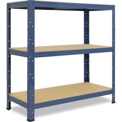 Shelfplaza Schweres Metallregal 100x100x30cm - Garage Shelfplaza Schweres Metallregal 100x100x30cm - Garage