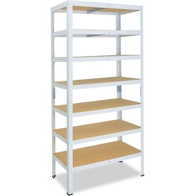 Shelfplaza Schwerlast-Regal 200x90x40cm - 7 Böden, 125kg Tragfähigkeit Shelfplaza Schwerlast-Regal 200x90x40cm - 7 Böden, 125kg Tragfähigkeit
