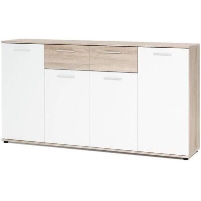 ARGONAUTA Chêne Blanc Credenza - Buffet - Publicité ARGONAUTA Chêne Blanc Credenza - Buffet - Publicité