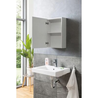 EFFEZETA ITALIA Weißes Badezimmer-Schranksystem mit reversibler Spiegel - Solo2 EFFEZETA ITALIA Weißes Badezimmer-Schranksystem mit reversibler Spiegel - Solo2