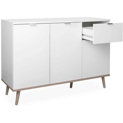 Sconto Göteborg Weiß 120x85cm Kommode - Kommode Sconto Göteborg Weiß 120x85cm Kommode - Kommode
