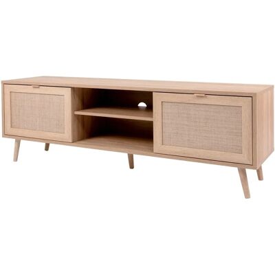 Finori Bali TV-Lowboard - Skandinavisches Design - 150x52 cm Finori Bali TV-Lowboard - Skandinavisches Design - 150x52 cm