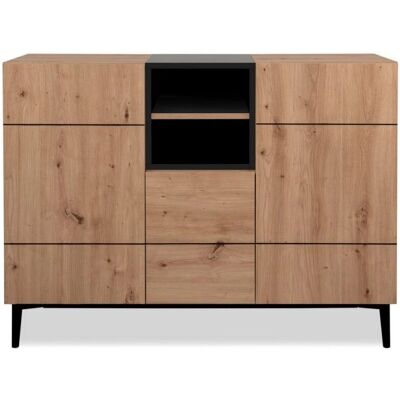 Sconto Artisan Eiche Kommode - 120cm - Modern, Flexible Storage - Kommode Sconto Artisan Eiche Kommode - 120cm - Modern, Flexible Storage - Kommode