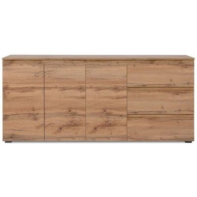 Calicosy Sideboard mit 3 Türen, 3 Schubladen, 2 Regalen - 178,5cm Calicosy Sideboard mit 3 Türen, 3 Schubladen, 2 Regalen - 178,5cm