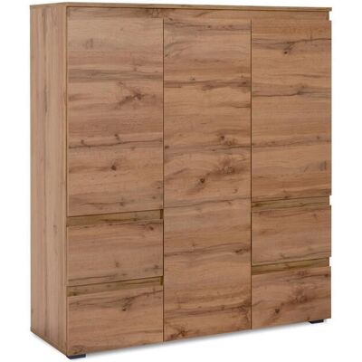 CaliCosy Hochkommode Eiche Dekor 116x131x40cm CaliCosy Hochkommode Eiche Dekor 116x131x40cm