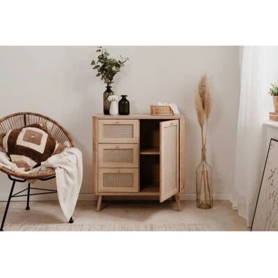 Sconto Lita Commode couleur bois - Commode - Publicité Sconto Lita Commode couleur bois - Commode - Publicité