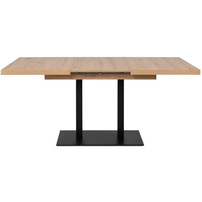 Table à Manger Extensible QUADRATO - 8-12 Personnes - Noir & Bois - Publicité Table à Manger Extensible QUADRATO - 8-12 Personnes - Noir & Bois - Publicité