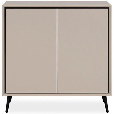 Sconto Beigekommode - 90x38x90 cm - Nordischer Stil Sconto Beigekommode - 90x38x90 cm - Nordischer Stil