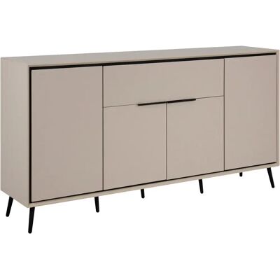 Calicosy Beiges / Noir 4-türiger Sideboard - Sideboard Calicosy Beiges / Noir 4-türiger Sideboard - Sideboard