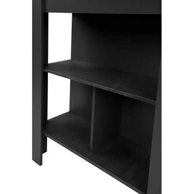 Calicosy Atlanta Grau Schiefer Bar-Tisch mit 3 Stauraumfächern Calicosy Atlanta Grau Schiefer Bar-Tisch mit 3 Stauraumfächern