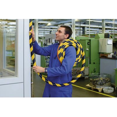 Knuffi Flächenschutzprofil Typ F - Selbstklebend, 5 Meter, Rot/Weiß Knuffi Flächenschutzprofil Typ F - Selbstklebend, 5 Meter, Rot/Weiß