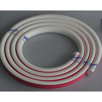 Perfil de proteção de superfície Knuffi C - Absorve impactos, Branco, 5m Perfil de proteção de superfície Knuffi C - Absorve impactos, Branco, 5m