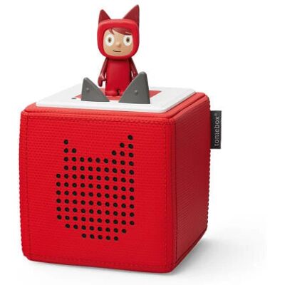 tonies - Mon Premier Coffret Toniebox - Rouge - Jouet audio interactif - Publicité tonies - Mon Premier Coffret Toniebox - Rouge - Jouet audio interactif - Publicité
