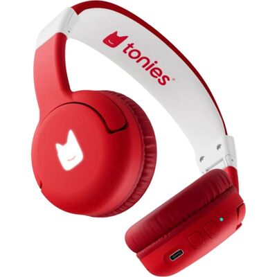 Tonies Wireless Bluetooth Kopfhörer - Rot & Weiß - Kopfhörer Tonies Wireless Bluetooth Kopfhörer - Rot & Weiß - Kopfhörer