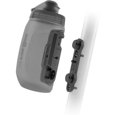 Fidlock Zwart Grijs Compacte Magnetische Fietsfles - 450ml Fidlock Zwart Grijs Compacte Magnetische Fietsfles - 450ml