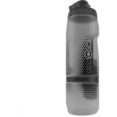 FIDLOCK Twist Cykelvattenflaska - 800 ml Grå, Transparent FIDLOCK Twist Cykelvattenflaska - 800 ml Grå, Transparent