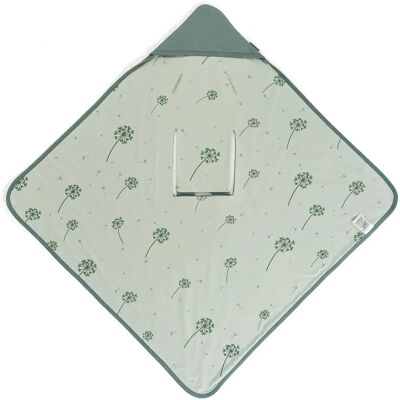 Zamboo Baby-Decke - Pusteblume Salbeigrün - 80x80cm - Kinderwagen Decke Zamboo Baby-Decke - Pusteblume Salbeigrün - 80x80cm - Kinderwagen Decke