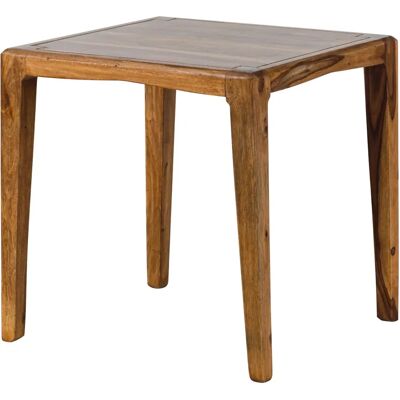Massivmoebel24 Ancona Tavolino in sheesham - 50x50x50 - Marrone Massivmoebel24 Ancona Tavolino in sheesham - 50x50x50 - Marrone