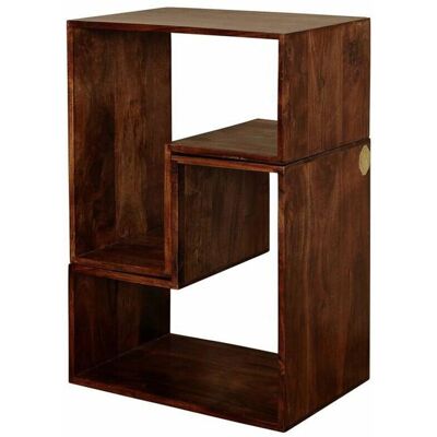 Massivmoebel24 Akazienholz Regal - Oxford Stil - Dunkelbraun Massivmoebel24 Akazienholz Regal - Oxford Stil - Dunkelbraun