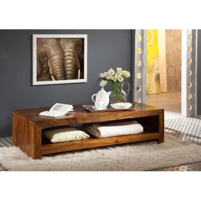 Massivmoebel24 Tavolino Sheesham - Doppia superficie - Design moderno Massivmoebel24 Tavolino Sheesham - Doppia superficie - Design moderno