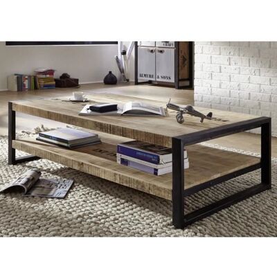 Massivmoebel24 Table Basse Mango - Style Industriel - Modèle #126 - Publicité Massivmoebel24 Table Basse Mango - Style Industriel - Modèle #126 - Publicité