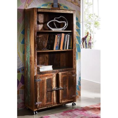 Scaffale vintage in mango e acacia - Stile industriale Scaffale vintage in mango e acacia - Stile industriale
