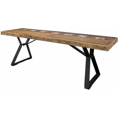 Massivmoebel24.de Bank Altholz 150x40x45 Mehrfarbig Lackiert INDUSTRIAL #14 Massivmoebel24.de Bank Altholz 150x40x45 Mehrfarbig Lackiert INDUSTRIAL #14