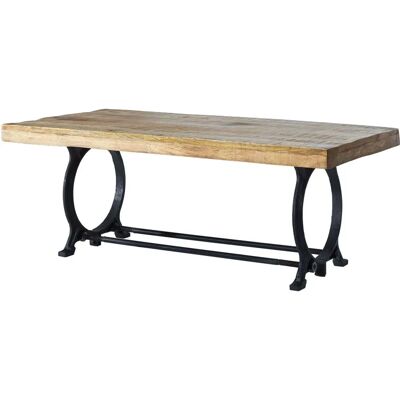 Massivmoebel24 - Couchtisch aus recyceltem Holz - Industrieller Stil - 120x60x45 Massivmoebel24 - Couchtisch aus recyceltem Holz - Industrieller Stil - 120x60x45