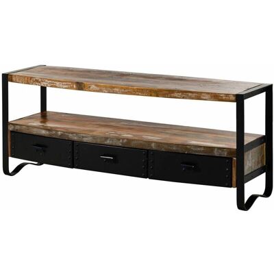 Massivmoebel24 - Recyceltes Holz TV-Board - Industrieller Vintage Stil Massivmoebel24 - Recyceltes Holz TV-Board - Industrieller Vintage Stil