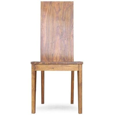 Massivmoebel24 Sheesham Stuhl - 45x53x104 - Braun - Lackiert - Stuhl Massivmoebel24 Sheesham Stuhl - 45x53x104 - Braun - Lackiert - Stuhl